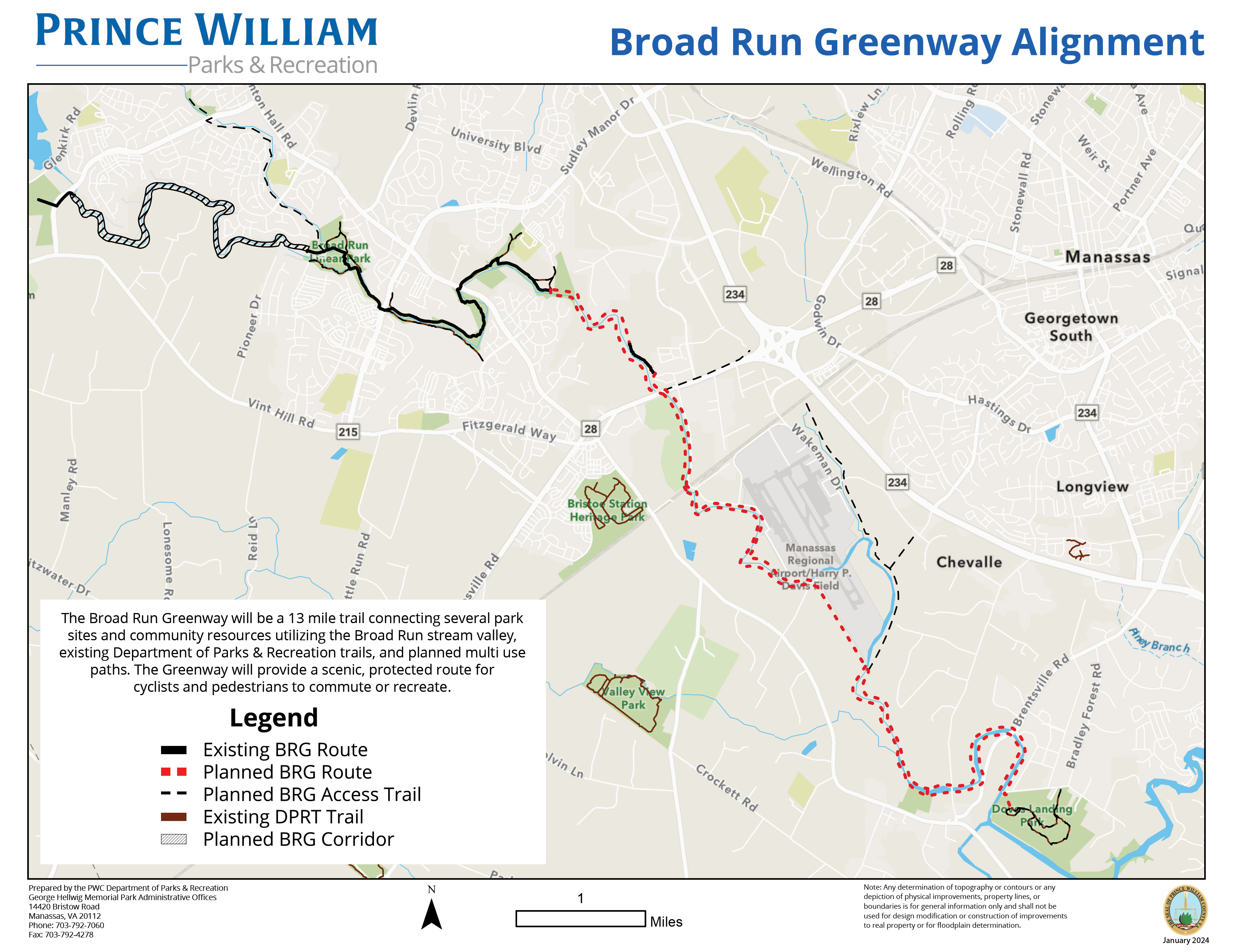 Primary Greenway Corridors