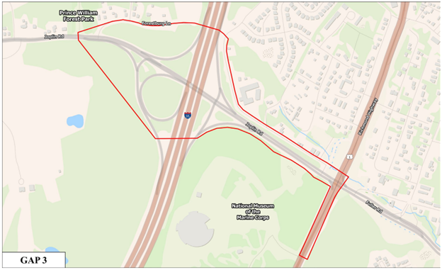 Gap Area 3 Map