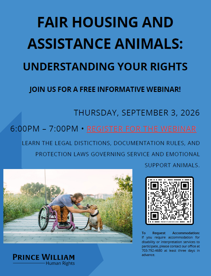 Fair Housing and Assistance Animals